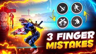 3 Finger Mistakes That You Never Know Before ⚡️| How To Learn 3 Finger in Free Fire | Free Fire | FF screenshot 4