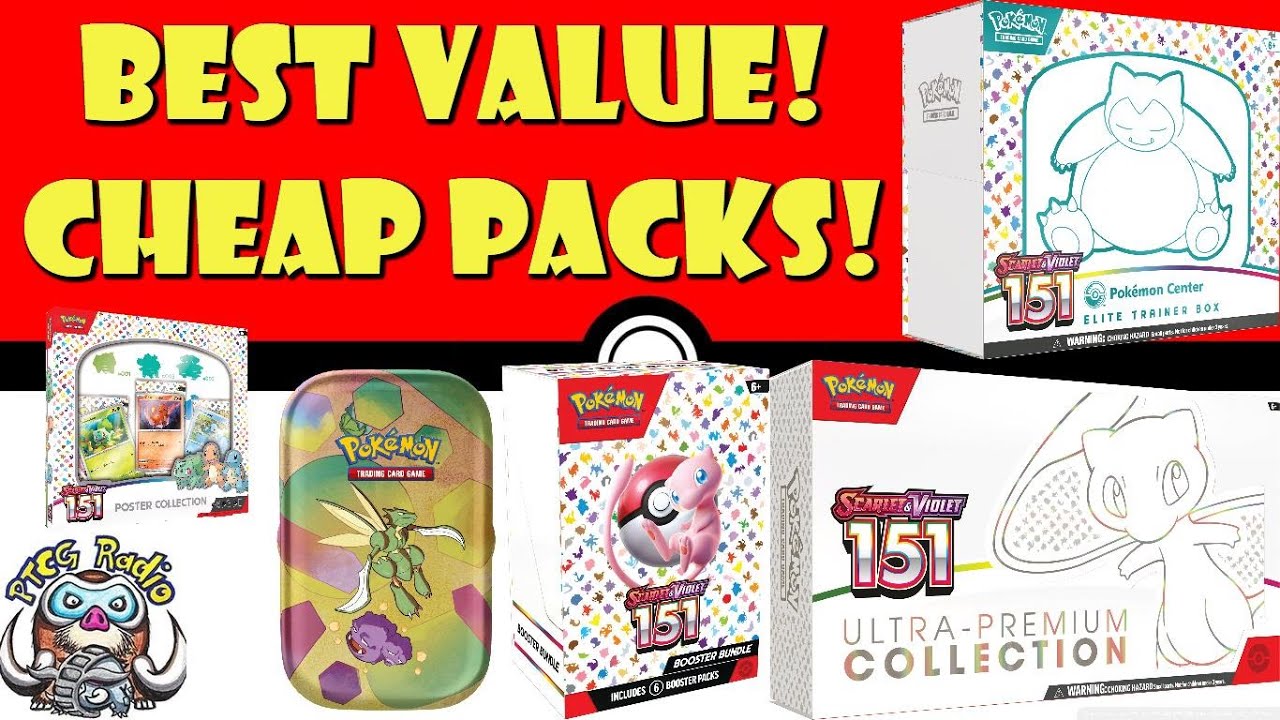 Booster Pack Prices, Pokemon Scarlet & Violet 151