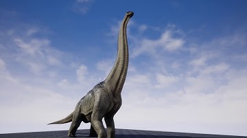 Brachiosaurus Dinosaur Character for Unreal Engine