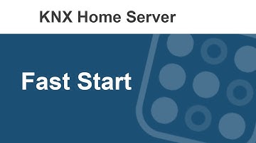 Fast start of the project with KNX Home Server