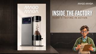 Inside the Factory: ROMA-X Smart Coffee Roaster Testing in Action! ☕ | MAGO MAGA