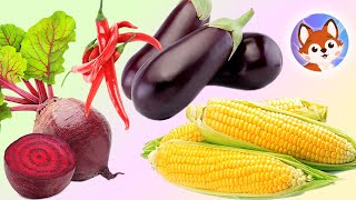 Овощи для детей, часть 2. 🍆 Учим названия разных овощей и узнаем, как они растут 🌱