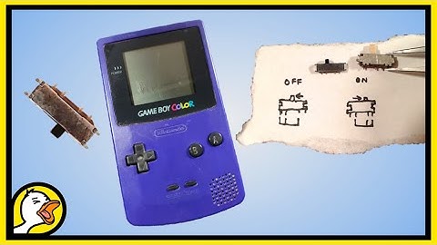 Game Boy Color Repair | Power Switch Replacement