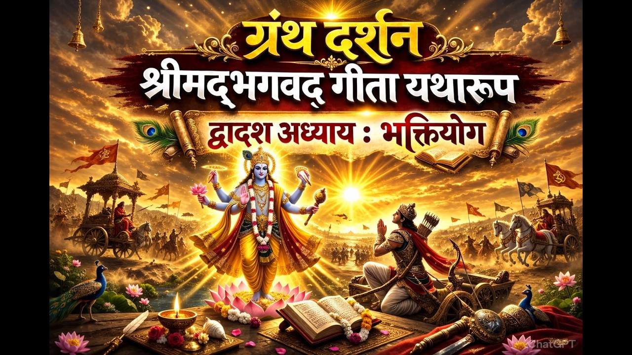 श्रीमद्भगवद गीता | यथारूप | द्वादश अध्याय | Shrimad Bhagwad Geeta | Bhagwat Geeta | Yatharoop