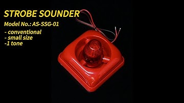 AS-SSG-01 fire alarm strobe sounder