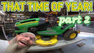 John Deere LA115 | Transmission Belt Replacement