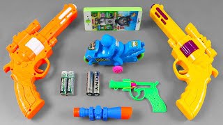 168 model Two 3D Toy Pistol with Small Plastic Indian Local Toy Gun ! Talking Tom Smartphone & Bike