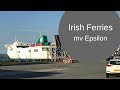 Irish Ferries Epsilon Holyhead to Dublin with a motorcycle