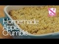 Homemade apple crumble recipe