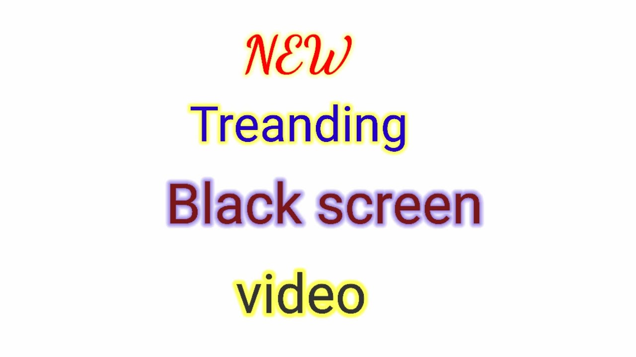 black-screen-video-youtube