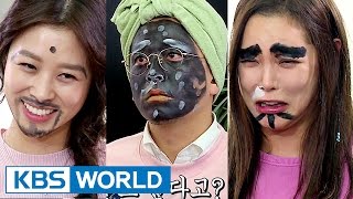 Kim Junho & Daughter's crapshoot game for funny make-over [Guesthouse Daughters / 2017.03.21]