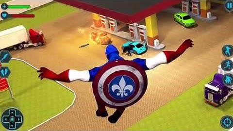 Super Captain Flying Robot 3D - Rescue Mission 18