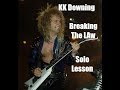 "Breaking The Law" (Live Solo) Guitar Lesson #judaspriest #breakingthelaw #guitarsololesson