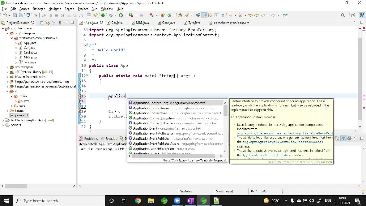 Spring Dependency Injection Part 1 YouTube