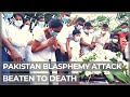 Mourners demand justice for sri lankan man lynched in pakistan