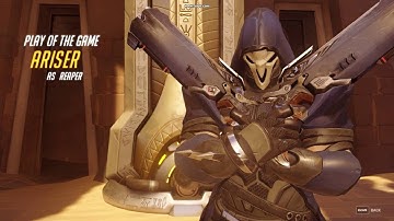 Reaper - Temple of Anubis [Overwatch Play of the Game]