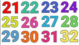 Learn Numbers From 21 to 40 | Numbers 21-40 l Numbers for Kids