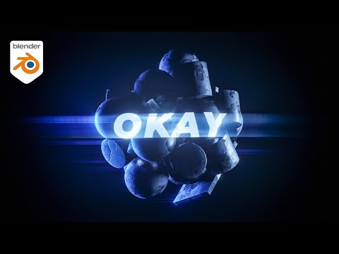 Abstract Text Animation using Rigid Body Dynamics (Blender Tutorial)