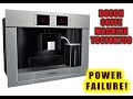 Bosch coffee machine Power faillure TCC78K750 cafetera