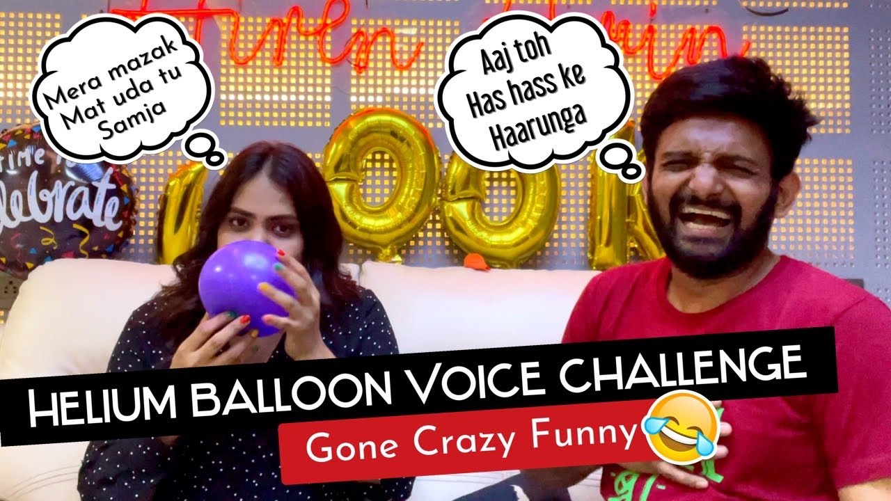 HELIUM BALLOON VOICE CHALLENGE | GONE CRAZY & FUNNY