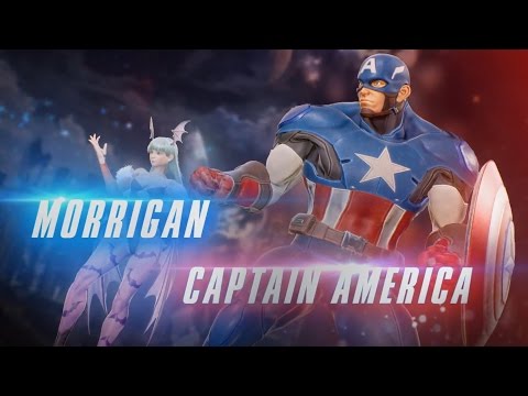 Video: Captain America E Morrigan Confermati Per Marvel Vs. Capcom: Infinite