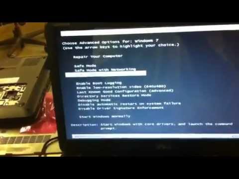 dell how to enter safe mode