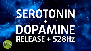 Serotonin + Dopamine Release - Soft Ambience, Isochronic Tones, 528Hz screenshot 5