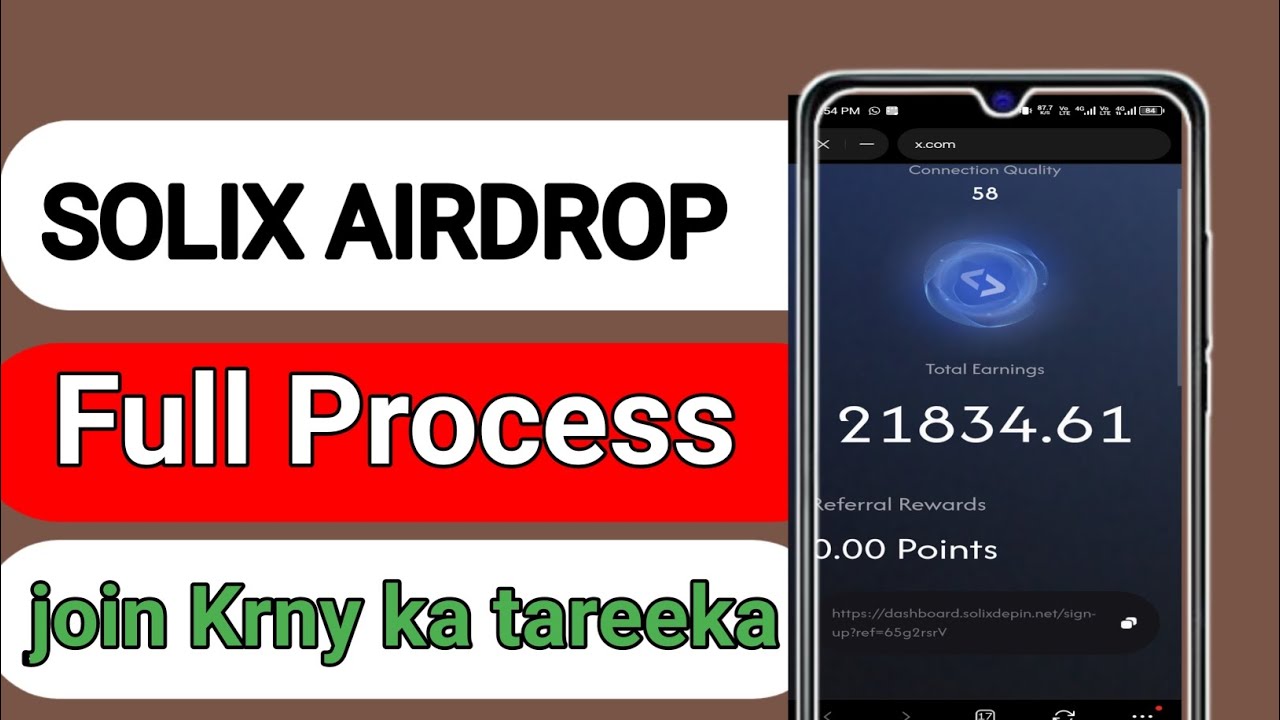 Solix Airdrop Guide || Solix Depin Free Airdrop Like Grass Airdrop Solix Testnet