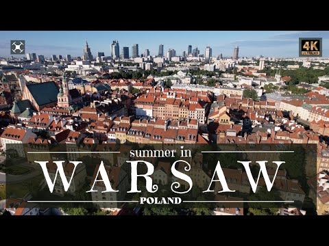 Summer in Warsaw / Warszawa latem z drona