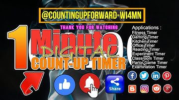 1 Minute Digital Count up Timer 13