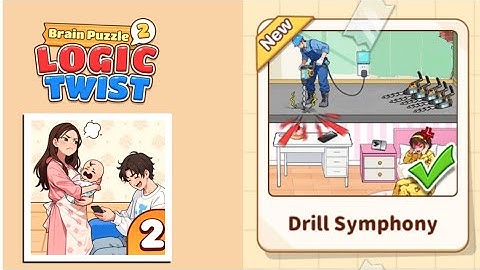 Brain Puzzle 2: Logic Twist Level 103 | drill symphony Gameplay