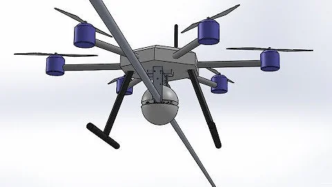 Power Line Monitoring System Drone Install Horvath Research