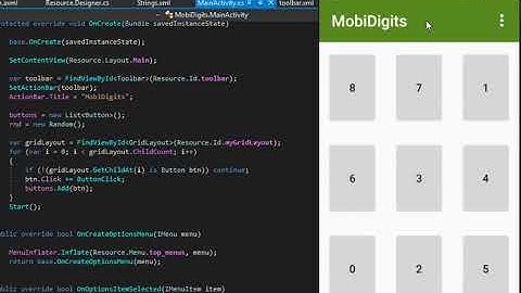 Simple Android number-clicking app