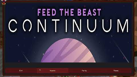 FTB Continuum - Episode 1 - Basics and Gettings Started