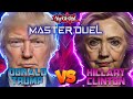 Donald Trump vs Hillary Clinton in Yu-Gi-Oh Master Duel Tournament!