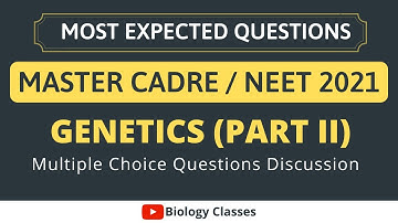 Genetics MCQ Discussion Part 2 | Class XI