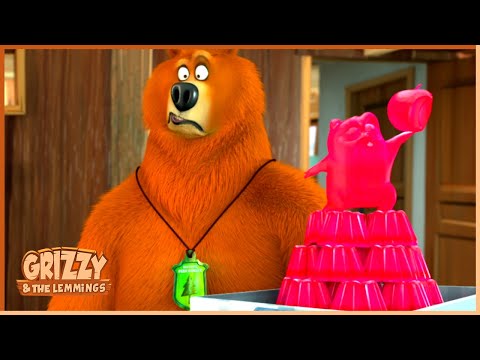 видео: Jelly Lemmings | Grizzy & the lemmings | 25' Compilation | 🐻🐹 Cartoon for Kids