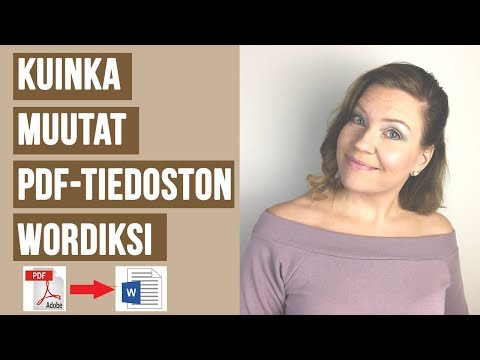 Video: Kun tekstin kopioiminen pdf-tiedostosta on hölynpölyä?