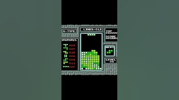 Classic NES Tetris #retrogaming #1990sgames #rawgaming #tetris #nintendo #classicgames