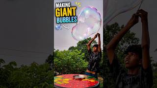 Making Giant Bubbles 🫧#shorts