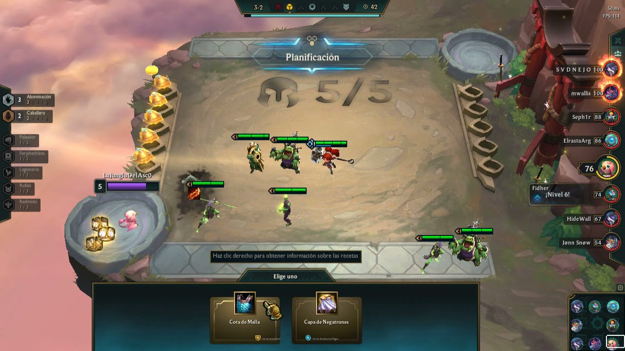 teamfight tactics set de Juicio Final comp facil de armar y op