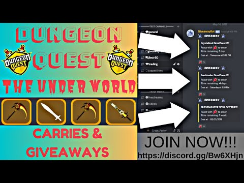 Live Roblox Giveaway Roadto2k Dungeon Quest Vip Lvl 94 Youtube - giveaway for dungeon quest roblox