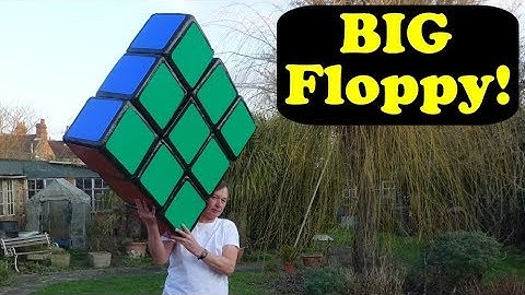 World Record Largest FLOPPY CUBE Puzzle by Tony Fisher (like Rubik