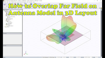 How to Overlap Far Field on Antenna Model in 3D Layout