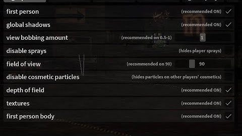 Best settings for Nicos Nextbots (2024)
