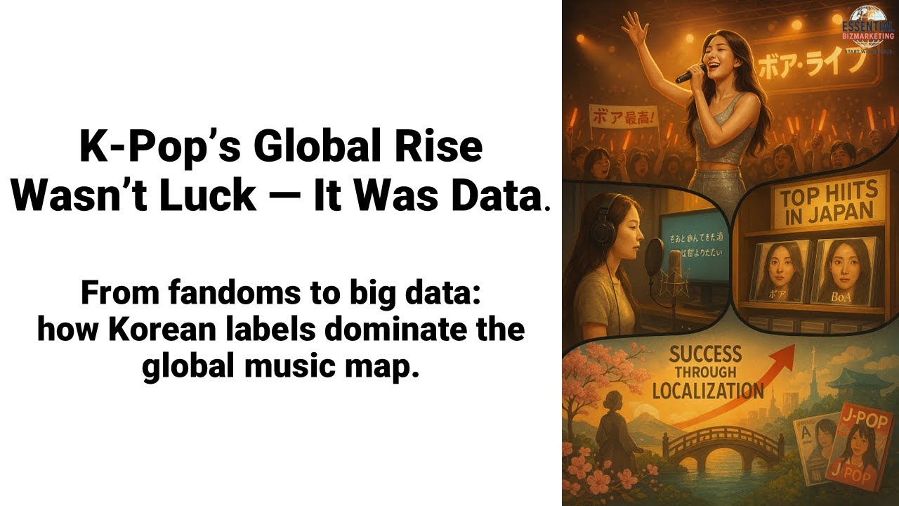 K-Pop’s Global Rise Wasn’t Luck — It Was Data | Fandom Strategy, Big Data, Market Expansion