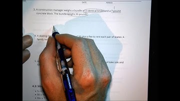 6 04   Reasoning about Equations and Tape Diagrams Part 1