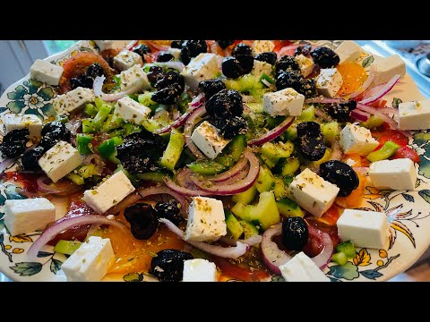Vidéo: Salade Grecque Classique : Ingrédients, Recette, Règles De Cuisson