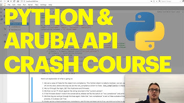 Python & HPE Aruba Networks AOS-CX REST API Crash Course