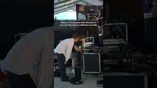 Was heartbroken to not be able to perform the live show for you guys at Bonnaroo